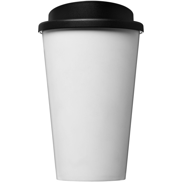 Brite-Americano® Recycled 350 ml insulated tumbler - White/Solid black