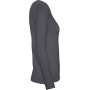#E150 Ladies' T-shirt long sleeves Dark Grey XXL
