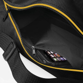Retro Shoulder Bag - Black/Gold - One Size