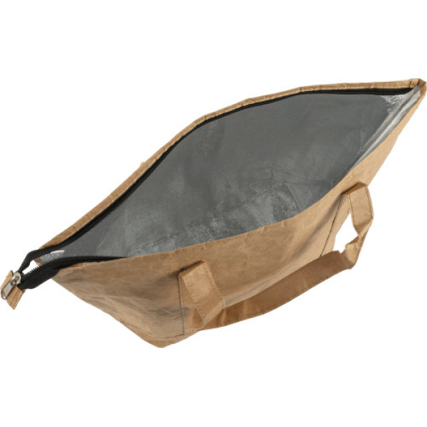 Laminated paper (80 gr/m²) cooler shopping bag Oakley brown