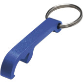 Metalen 2-in-1 sleutelhanger blauw