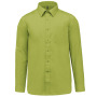 Overhemd in onderhoudsvriendelijk polykatoen-popeline heren Burnt Lime 5XL