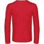 #E190 Men's T-shirt long sleeve Red 4XL