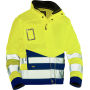 Jobman 1231 Hi-vis jacket geel/navy 3xl