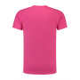 L&S T-shirt Crewneck cot/elast SS for him fuchsia XXL