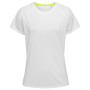 Stedman T-shirt Raglan Mesh Active-Dry SS for her white XL