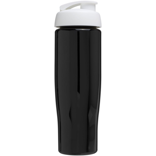 H2O Active® Tempo 700 ml flip lid sport bottle - Solid black/White