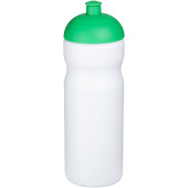 Baseline® Plus 650 ml sportflaska med kupollock - Vit/Grön