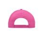 MB6118 Brushed 6 Panel Cap - pink - one size