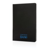 A5 Impact stone paper hardcover notebook, black