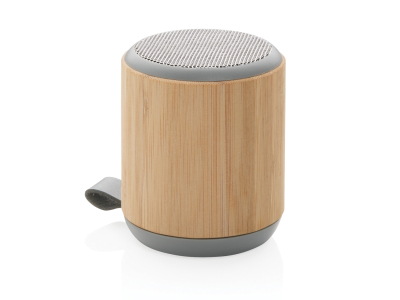 Bamboe en fabric 3W draadloze speaker