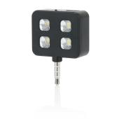 LED lamp flits versterker voor smartphone, zwart LED lamp flits versterker voor smartphone, zwart