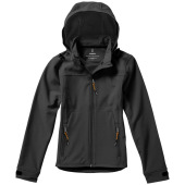 Langley softshell dames jas - Antraciet - S