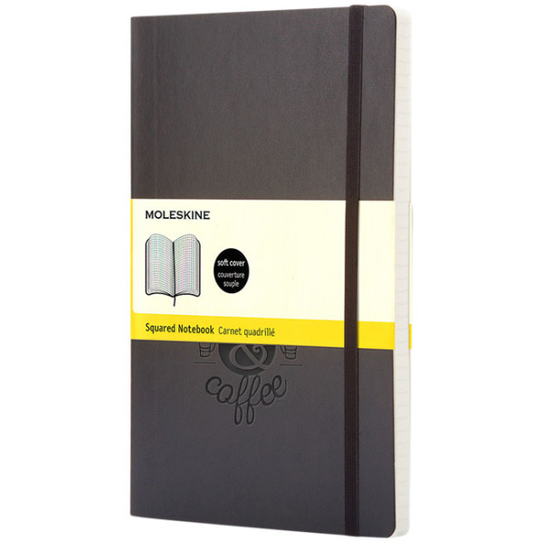 Moleskine Classic PK softcover notitieboek - ruitjes - Zwart