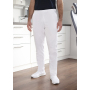 HM 14 Slip-on Trousers Essential , from Sustainable Material , 65% GRS Certified Recycled Polyester / 35% Conventional Cotton - white - 2XL