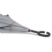 Omgekeerde, handenvrije paraplu Black / Slate Grey One Size