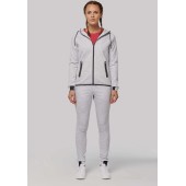 Damesjas met capuchon performance Ash Heather S