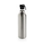 Avira Avior RCS gerecycled roestvrijstalen fles 1L, zilver