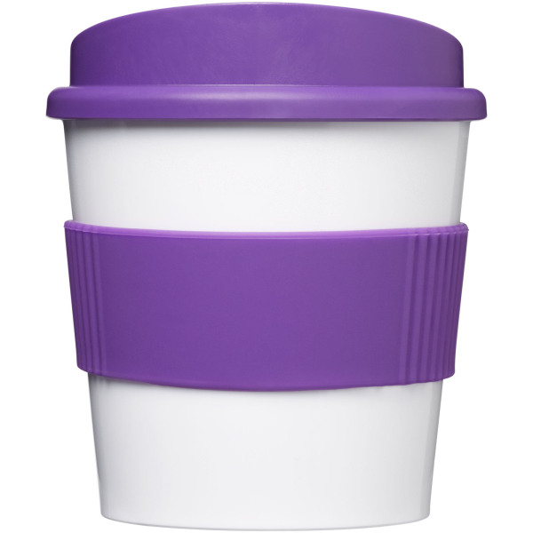 Americano® Primo 250 ml tumbler with grip - White/Purple