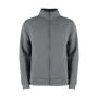 Regular Fit Zipped Sweatshirt - Dark Grey Marl - 2XL