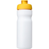 Baseline® Plus 650 ml drikkeflaske med fliplåg - Hvid/Gul