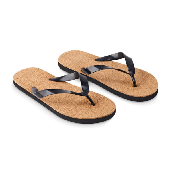 BOMBAI M - Cork beach slippers M