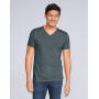 Gildan Mens Softstyle® V-Neck T-Shirt - Dark Heather - 2XL