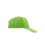 MB6552 5 Panel Promo Sandwich Cap - lime-green/white - one size