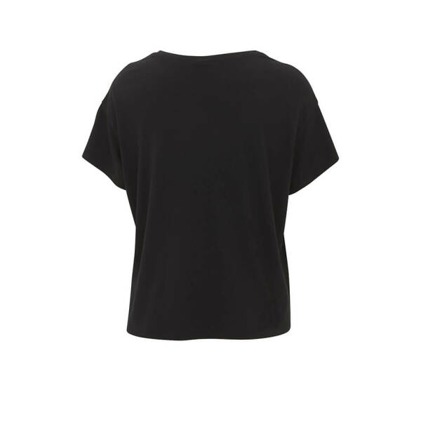 Woman´s Boxy Ecovero T-shirt Black S