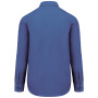 Overhemd in onderhoudsvriendelijk polykatoen-popeline heren Cobalt Blue 6XL