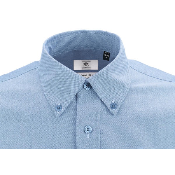 Oxford LSL/men Shirt - Oxford Blue