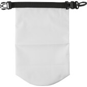 Polyester (210T) waterdichte tas Pia wit