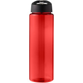 H2O Active® Eco Vibe 850 ml drinkfles met tuitdeksel - Rood/Zwart