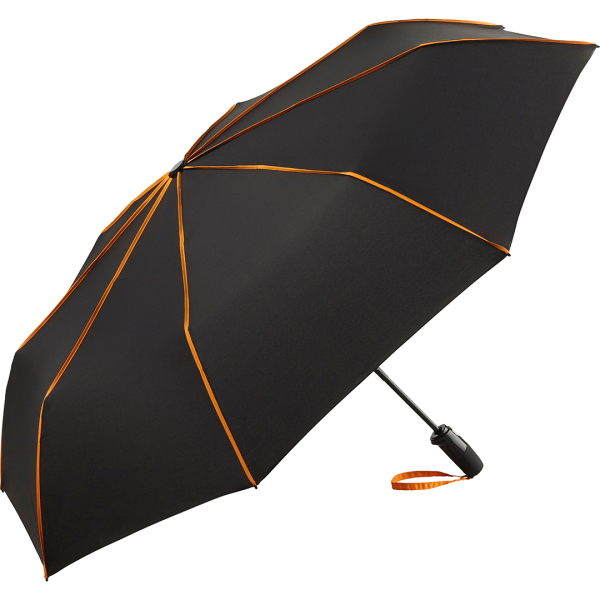 AOC oversize mini umbrella FARE®-Seam black-orange