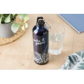 Aluminium fles Gio zilver