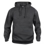 Clique Basic Hoody antraciet melange 3xl