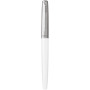 Parker Jotter plastic with stainless steel rollerball pen - White