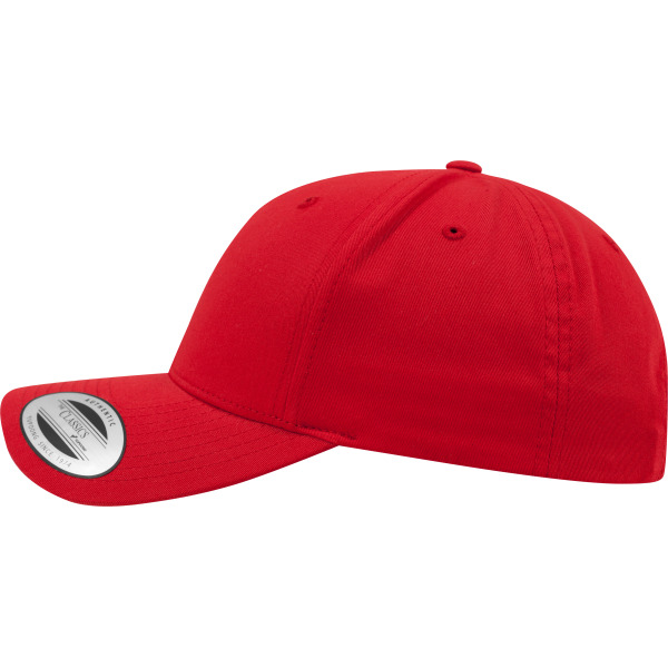 Klassische gebogene Kappe Snapback RED One Size