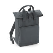 Twin Handle Roll-Top Backpack - Graphite Grey - One Size
