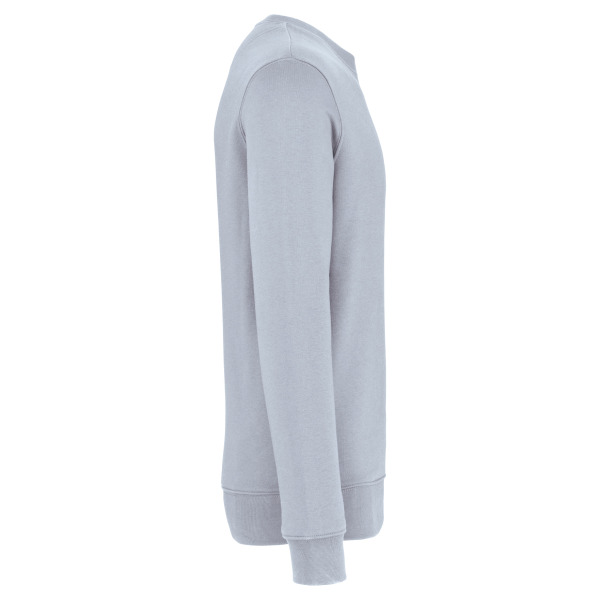 Ecologische uniseks sweater met ronde hals Aquamarine M