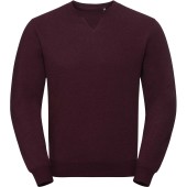 Authentic Crew neck melange sweatshirt Burgundy Melange S