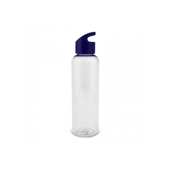 Water bottle Loop transparent R-PET 600ml - Transparent Dark Blue