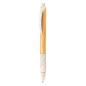 Bamboo & wheat straw pen, white