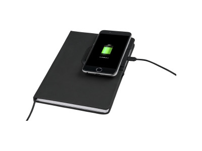 Cation notitieboek met draadloos oplaadstation Cation notitieboek met draadloos oplaadstation