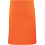 'Colours' Mid Length Apron Orange One Size
