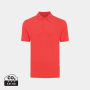 Iqoniq Yosemite gerecycled katoen pique polo, luscious red (M)