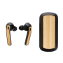 Bamboo Free Flow TWS earbuds in case, black