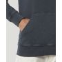 Cruiser Vintage - Uniseks garment dye-sweater met capuchon - S