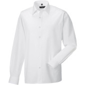Men's Ls Polycotton Poplin Shirt White 3XL