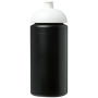 Baseline® Plus grip 500 ml bidon met koepeldeksel - Zwart/Wit